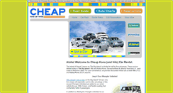 Desktop Screenshot of cheapkonacarrental.com